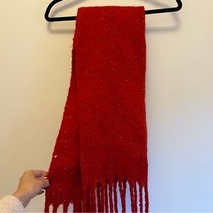 ✨Cosy Blanket Scarf - thick red long scarf perfect for winter